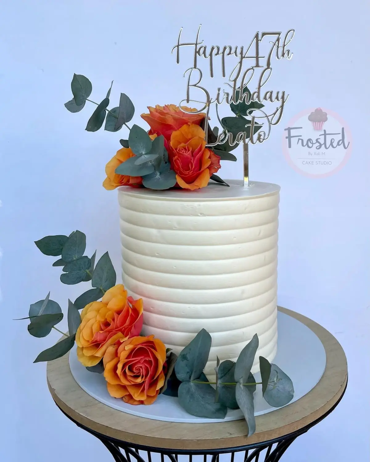 Birthday cake from Frosted by Xoli M